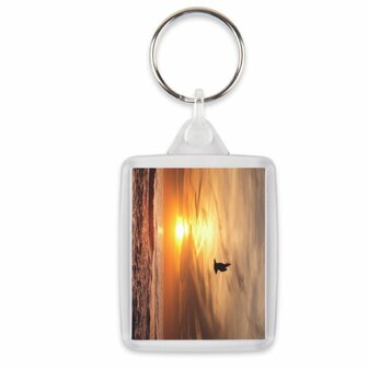 keychain setting sun