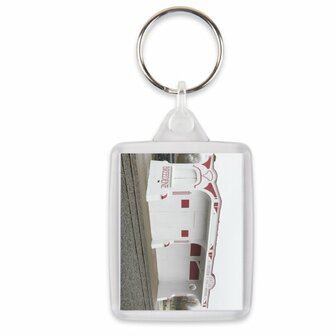 Bredene: Keychain with photo - plexiglass