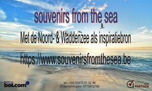 Logo SOUVENIRS FROM THE SEA - met de Noord- & Waddenzee als inspiratiebron