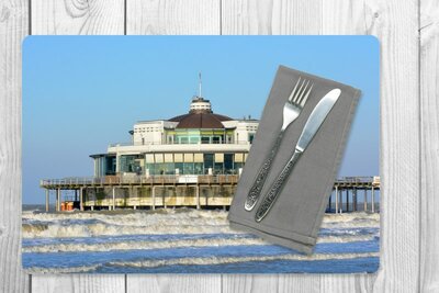 Tischsets Blankenberge - Belgium Pier - Tischsets aus Kunststoff - DIN A3 - Tischsets aus Kunststoff - Dekoration für den Tisch - Blankenberge-