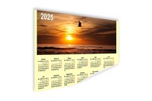 Poster Jaarkalender zonsondergang 2025 - Kalender poster - Exclusief lijst - zee souvenirs - souvenirs from the sea - fotocadeau