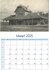 De Haan - calendario anual para 2025 con fotografías históricas de De Haan aan zee - souvenirs De Haan aan zee - souvenirs del mar_