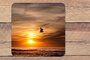 Blankenberge set of coasters with photo - 10 x 10 cm - heat-resistant vinyl - sustainable - souvenirs from the sea - souvenirs Blankenberge_